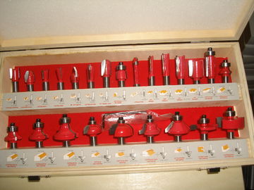 TC-024A دست روتر ماشین قطعات 24PCS TCT روتر مجموعه بیت برای نجاری