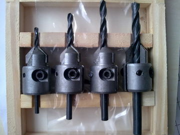 TC-004V ابزار دستی قطعات 4PCS TCT کاربید انبساط بیت مته برای چوب حفاری