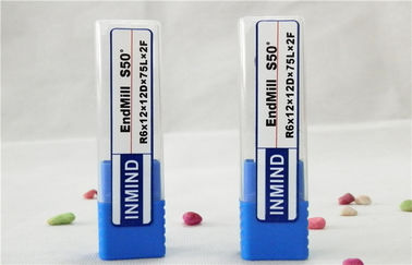 HRC50 کاربید توپ بینی پایان میل به Mirco دانه برش ابزار Endmill سنگزنی به تکمیل