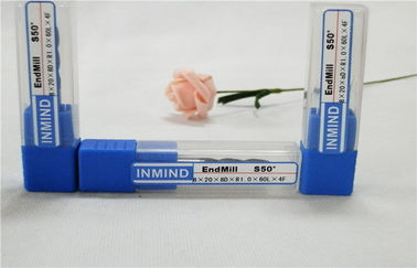 TIALN روکش دار شعاع گوشه گاو پایان بینی آسیاب برش، طول استاندارد، شعاع گوشه