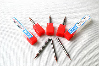 سفارشی کاربید جامد میکرو پایان میلز TIALN پوشش داده شده توپ 0.3um بینی Endmill